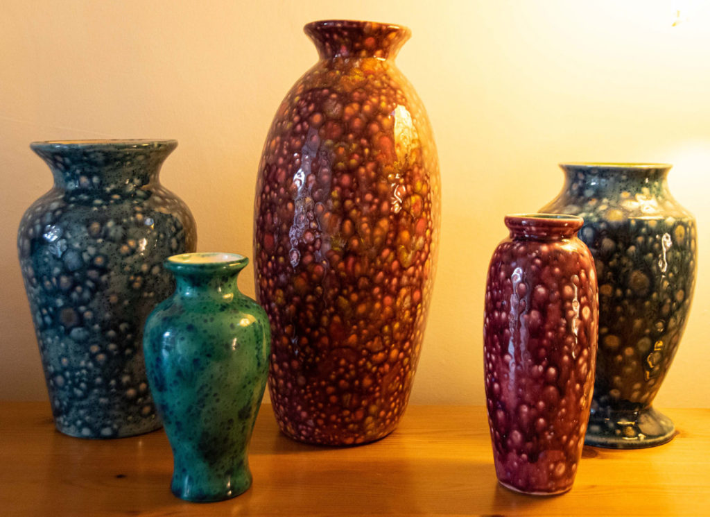 Hand-crafted vases, £10-£40